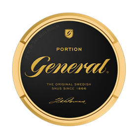 General Classic Portion snus delivers traditional Swedish taste with tobacco and bergamot in classic moist format