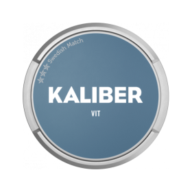 Kaliber White – Swedish snus with classic tobacco taste and hints of citrus, herbs and red berries in white portions.
